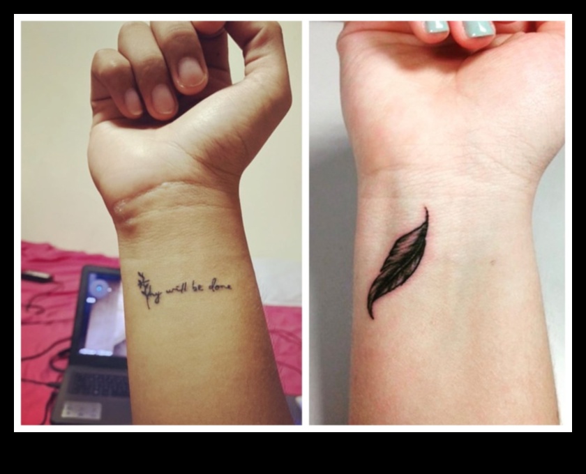 Magie minimă: modele simple, dar izbitoare de tatuaje la încheietura mâinii
